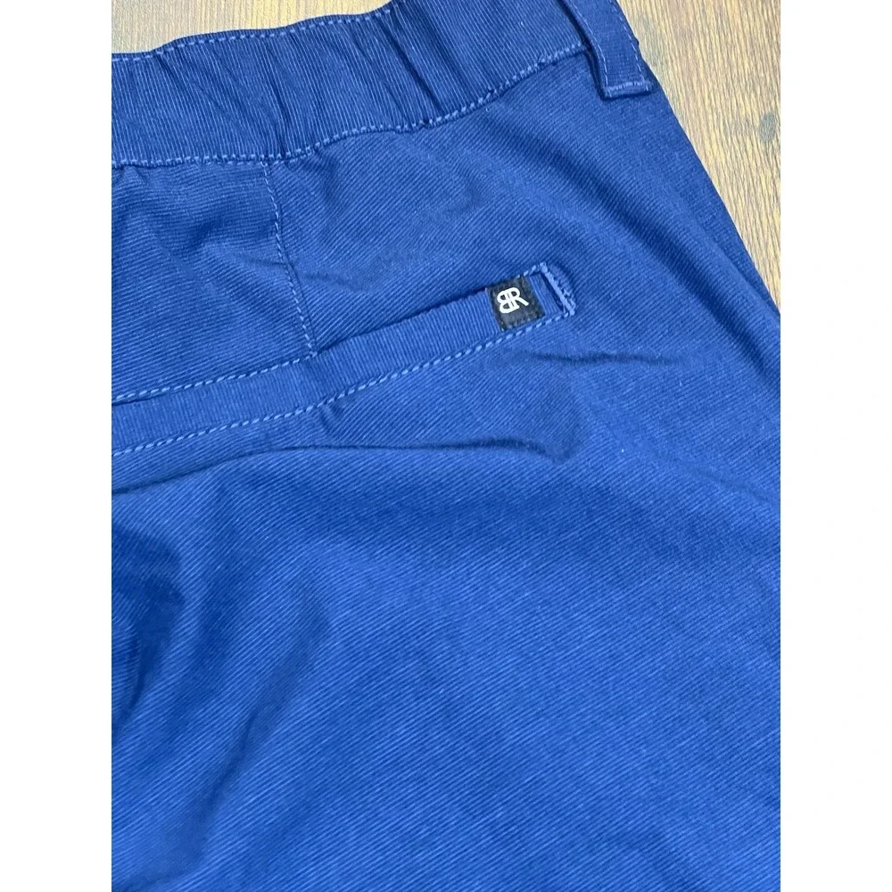 Banana Republic Core Temp Shorts Mens 34 Navy Blue Stretch Casual Golf Resort